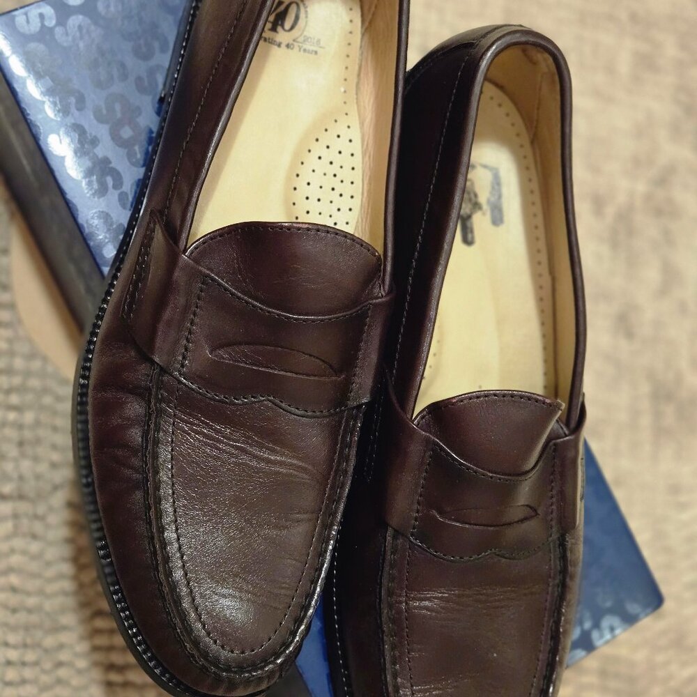 SAS (San Antonio Shoemakers) Penny 40 – Cordovan – Size 14 S – With Box